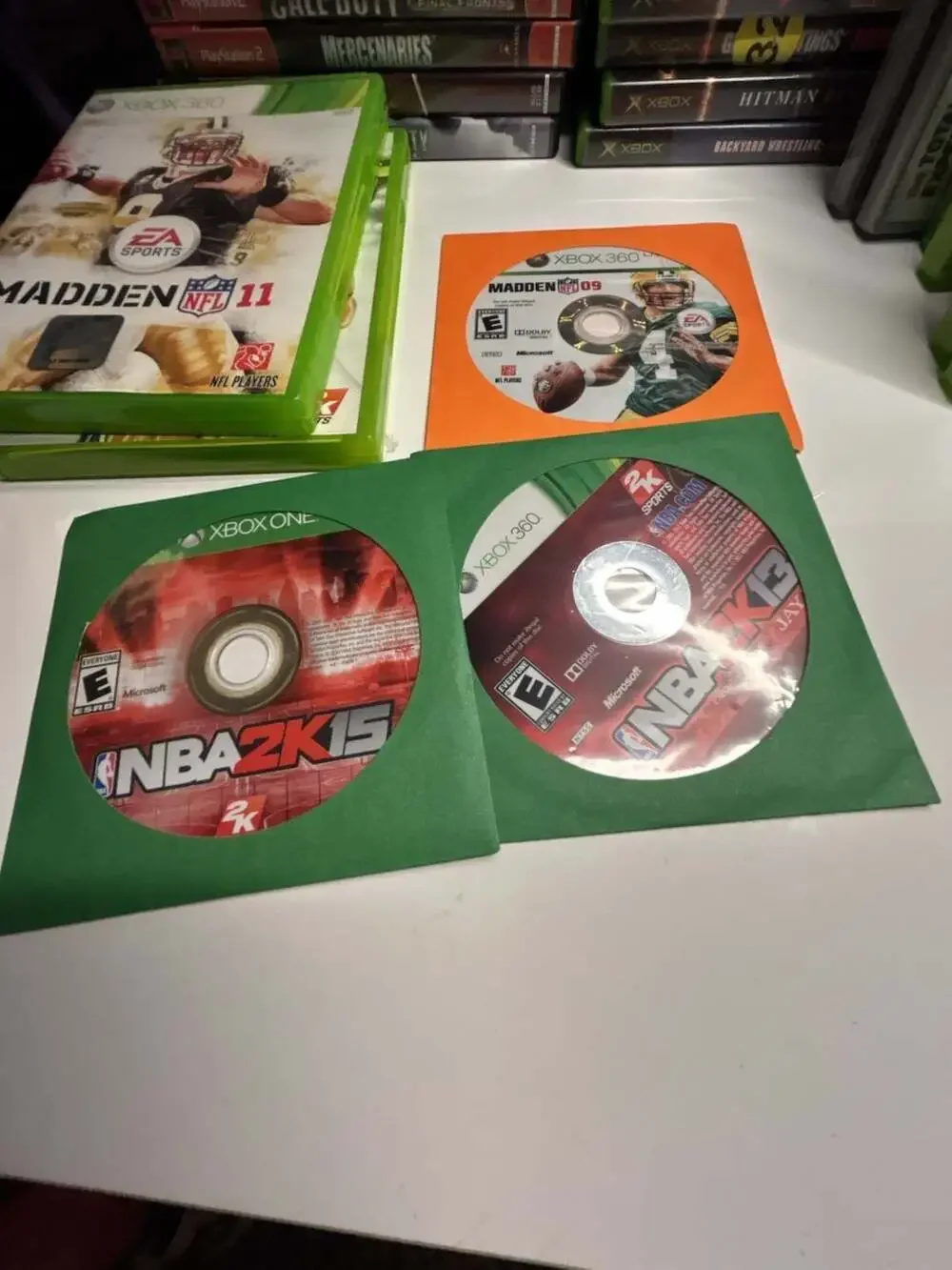 Xbox 360 and Xbox One Sports Game Lot (Madden & NBA 2K Series)